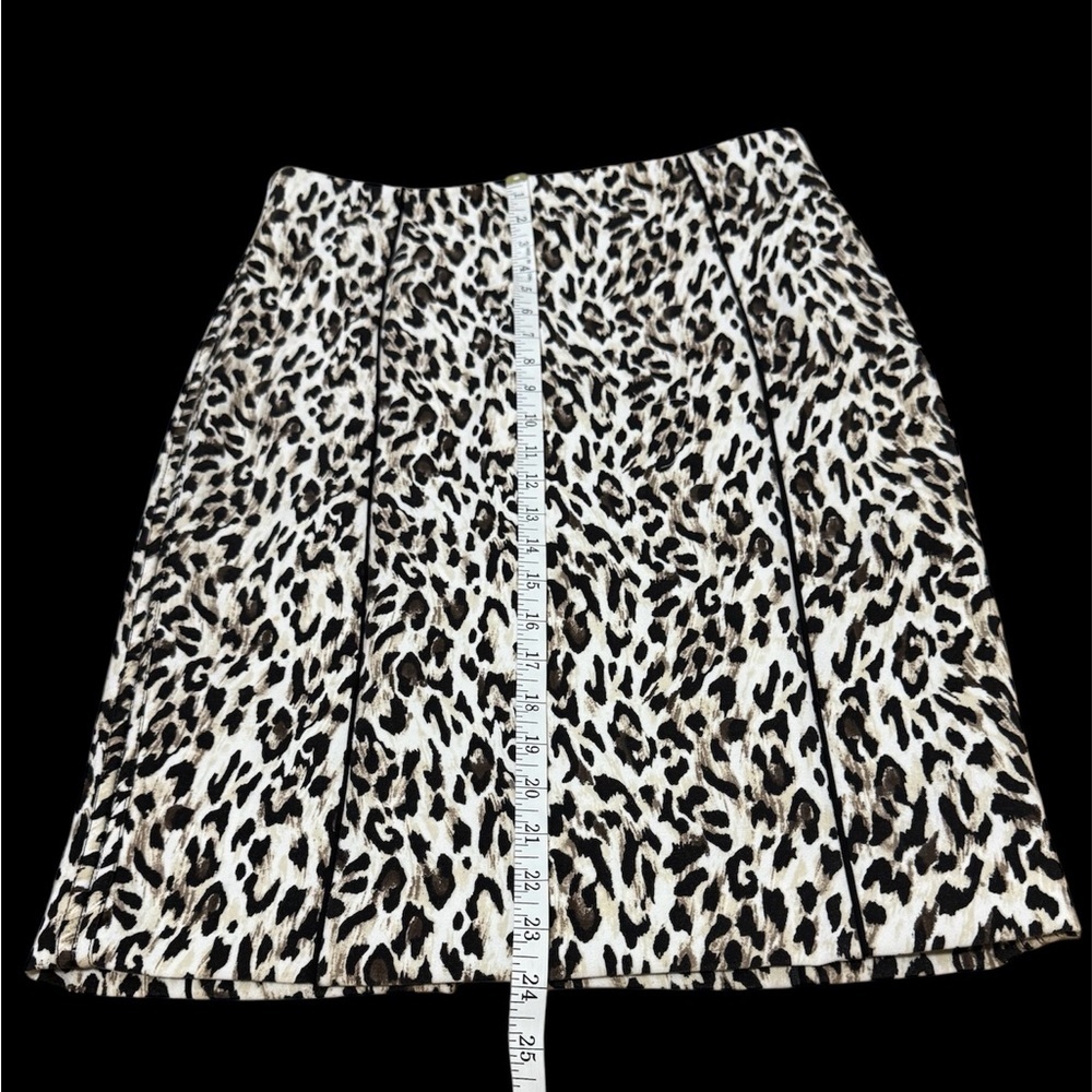 White House Black Market Women’s Animal Print Pencil Skirt Size 10 - Picture 7 of 8